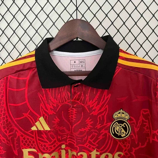 Maillot 2024/25 Real Madrid Concept Dragon Rouge