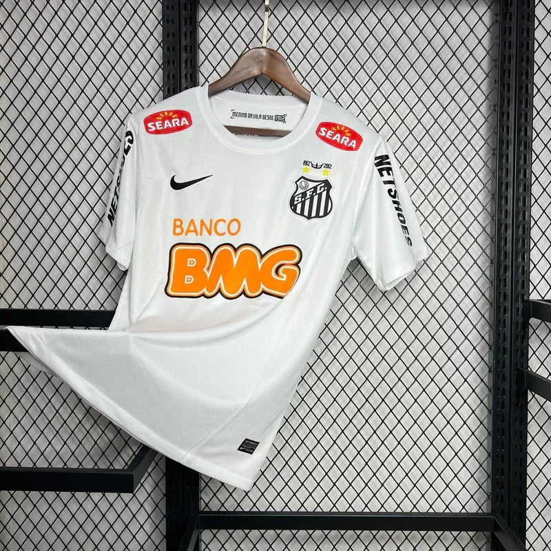 Maillot Santos Retro blanc 11/12