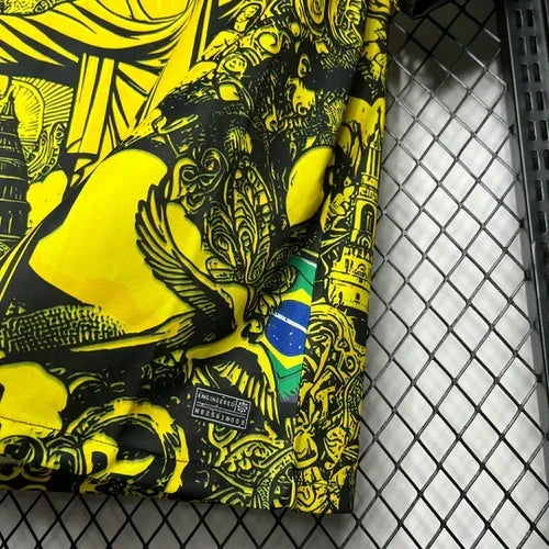 Maillot Brésil Christ Concept Jaune 24/25