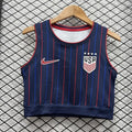 Crop Top USA Bleu 2025/2026