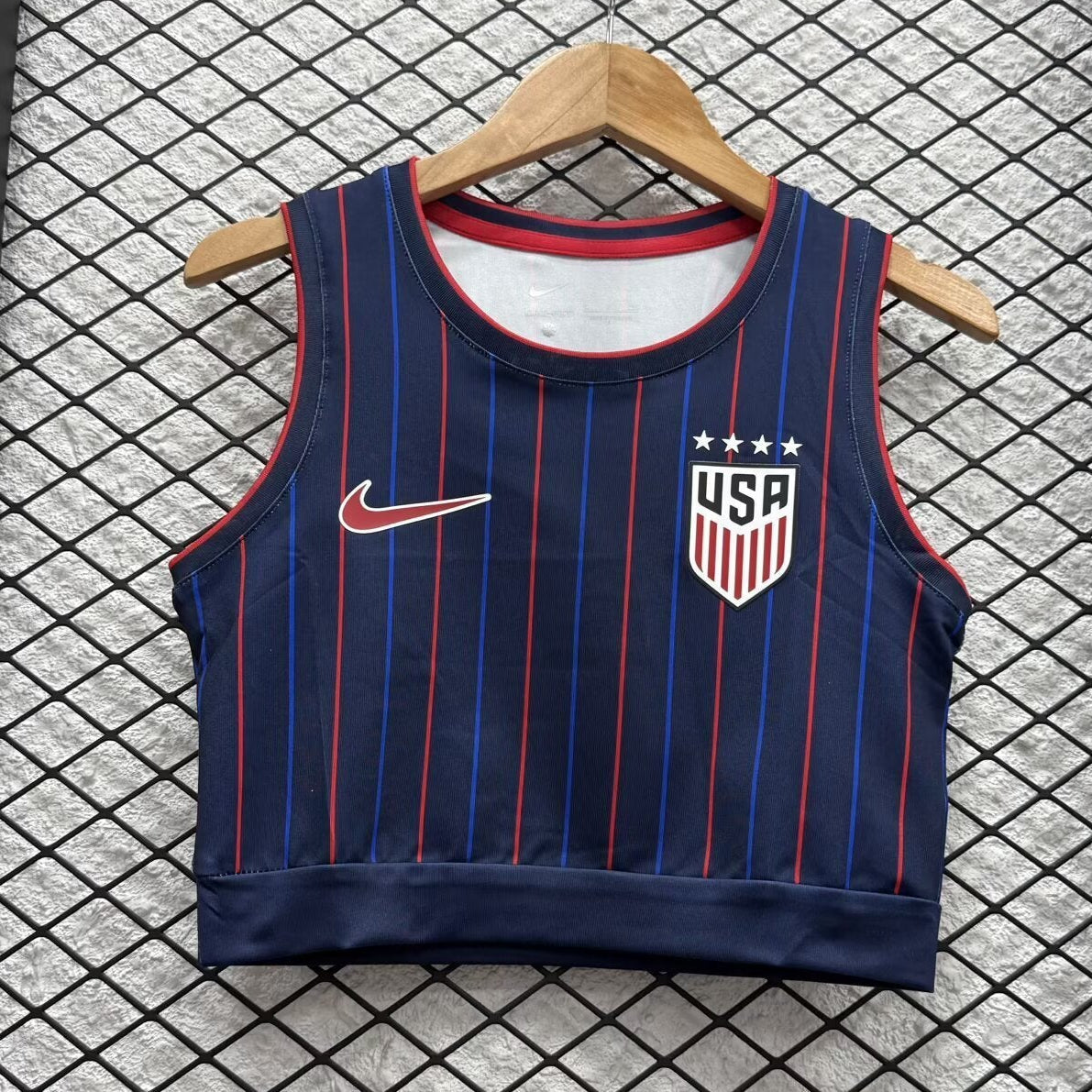 Crop Top USA Bleu 2025/2026