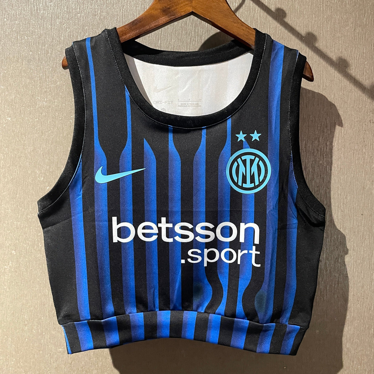 Crop Top Inter Milan Bleu 2025/2026