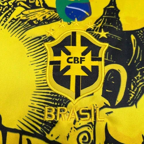 Maillot Brésil Christ Concept Jaune 24/25