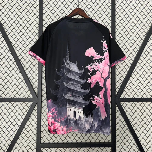 Maillot Japon Concept Dragon Noir et Rose 24/25
