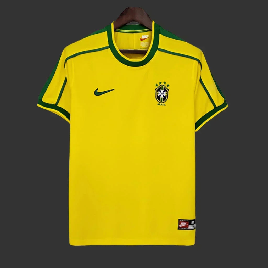 Maillot Brésil Retro Jaune 1998