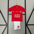 PACK ENFANT RÉTRO MANCHESTER UNITED 2008