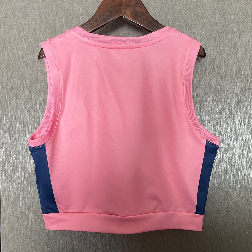 Crop Top Barcelone Rose et Bleu 2025/2026