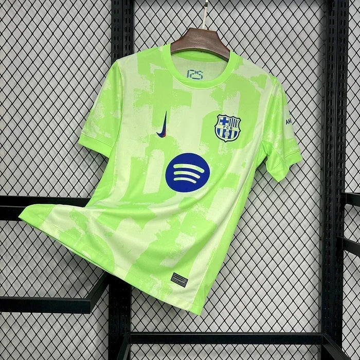 Maillot Barcelone Third Vert et Bleu 24/25
