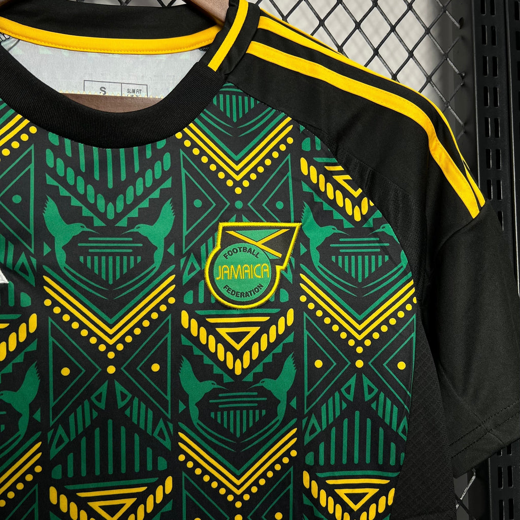 Maillot Jamaïque Noir et Vert 24/25