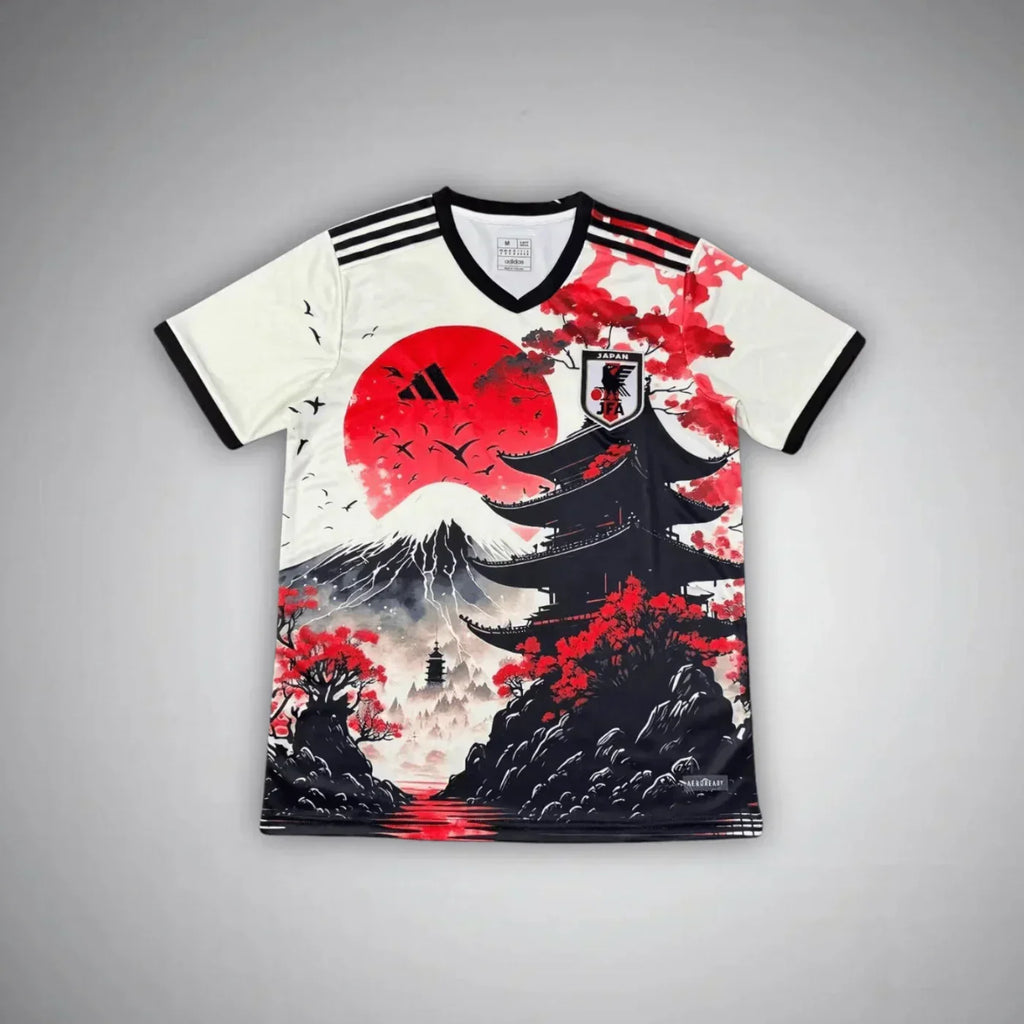 Maillot Japon Temple Rouge et Noir 24/25