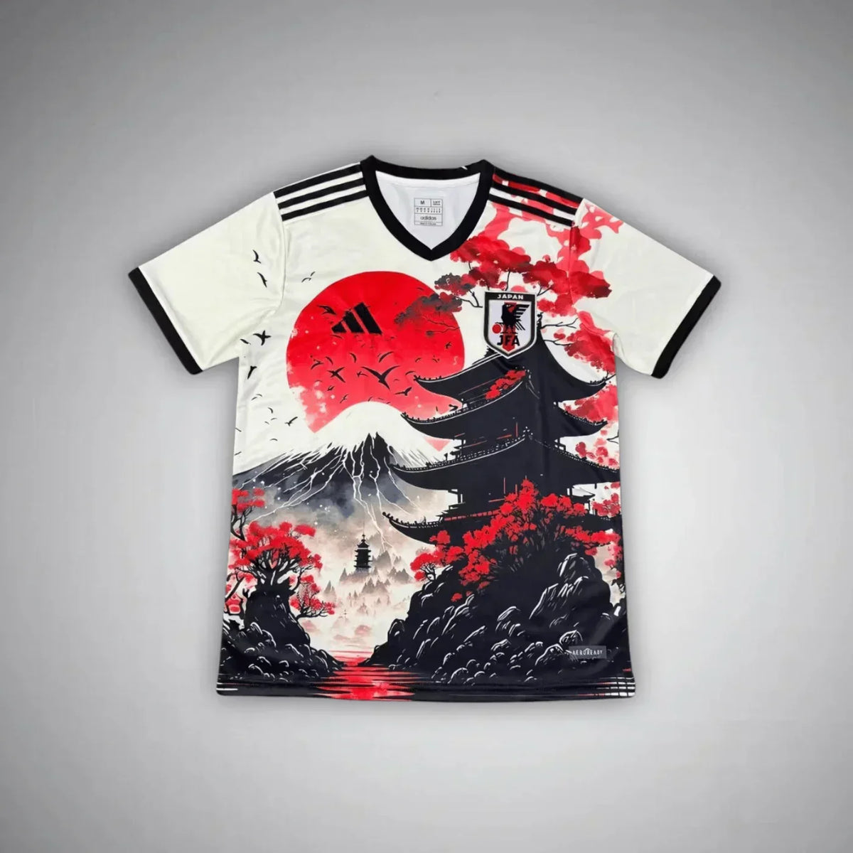 Maillot Japon Temple Rouge et Noir 24/25