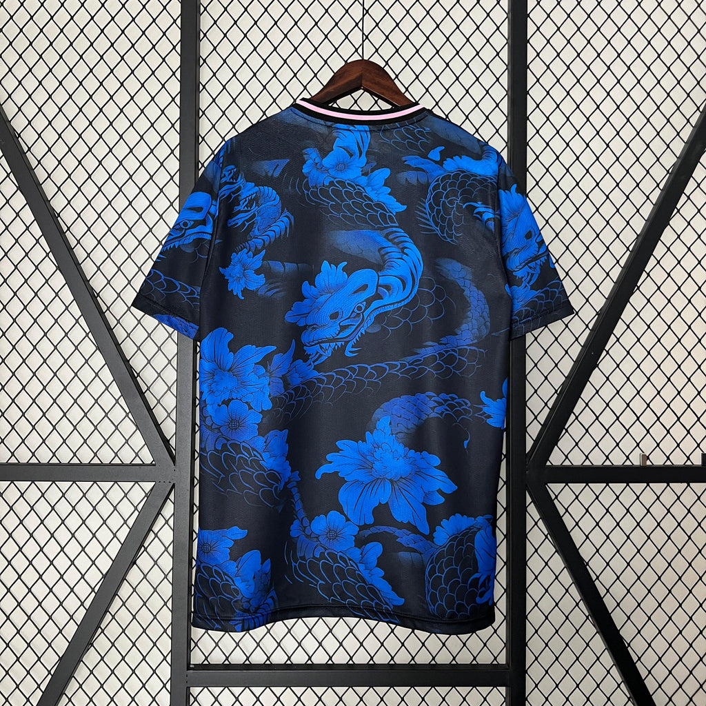 Maillot Japon concept Dragon Bleu et Noir 24/25
