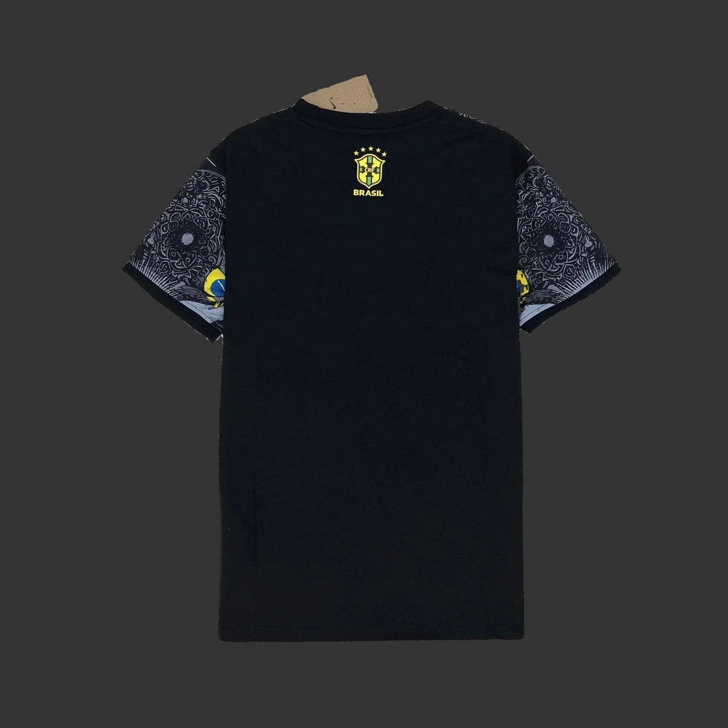 Maillot Brésil Christ Concept Noir et Gris 24/25
