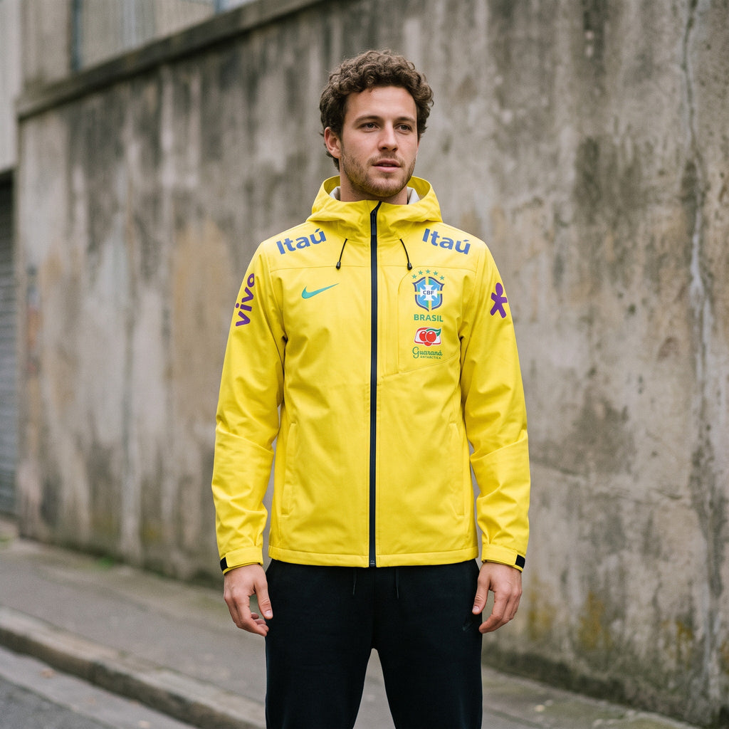 NOUVELLE VESTE BRÉSIL JAUNE 2025/2026