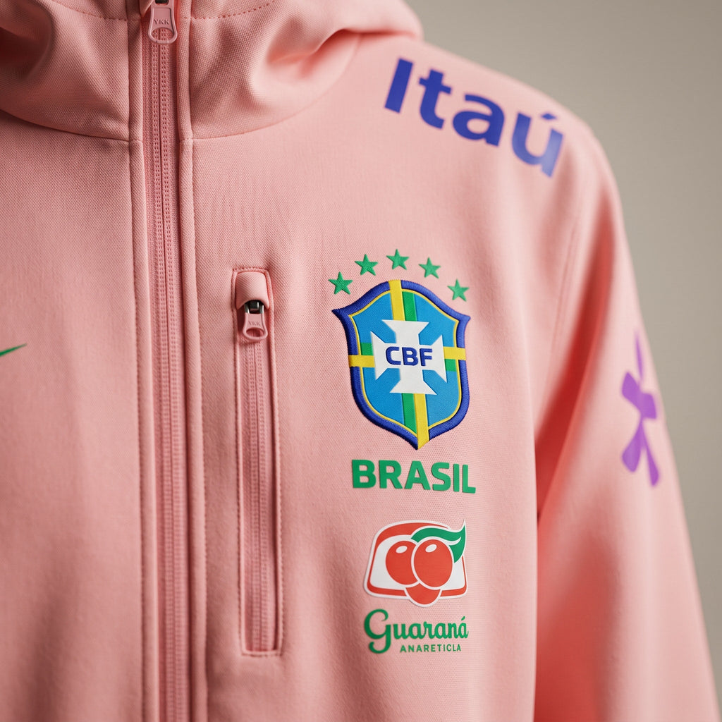 NOUVELLE VESTE DU BRÉSIL ROSE 2025/2026
