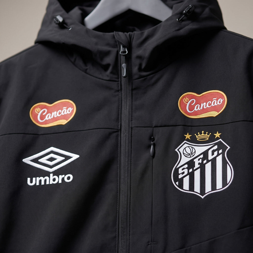 VESTE DE SANTOS NOIR 2025/2026